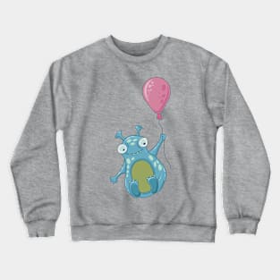 Monster with a balloon Crewneck Sweatshirt